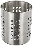 Zeller 27340 Küchenutensilienhalter, Edelstahl ø 12 x 13 cm