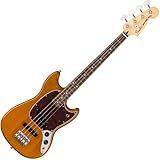 Fender Player Mustang Bass PJ PF AGN Short Scale E-Bassgitarre