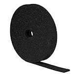 Terrassenpads auf Rolle (10m x 50mm x 10mm) - Gummigranulat, Bautenschutzmatte, Unterlegpads, Terrassenbau - Streifen Gummipads als Unterlage für WPC Terrassendielen und Terrassenplatten - 10Mx50x10mm
