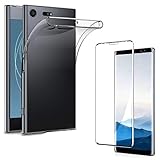 Eximmobile - Silikon Case Hülle + Panzerfolie kompatibel mit Samsung Galaxy S6 Edge, dünne Schutzhülle + Displayschutzfolie, robuste Handytasche mit Schutzfolie, TPU Cover, klare Handyhülle