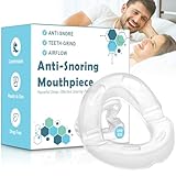 Anti Schnarch Schnarchschiene Komfort schnarchen stopper für Männer und Frauen,Effektive gegen Schnarchen,Mehrzweck Anti Snoring Mouthpiece Stopper Snore reduzieren Besser Schlafen-Matt Transparent