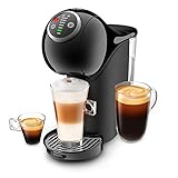 NESCAFÉ DOLCE GUSTO Krups Genio S PLUS KP3408, Kaffeemaschine für Espresso und andere Getränkekapsel, automatisch, Schwarz