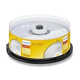 Philips CD-R Rohlinge High-Capacity (800 MB / 90 Minuten, Multi Speed, 25er Spindel)