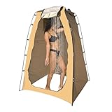 Tragbares Duschzelt – Camping Duschzelt | Trip Changing Room Shelters | 4-in-1 Multifunktionaler tragbarer Datenschutzschrank | Wandregal für Toilette Beach Backyard