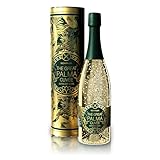 Michi Palma | The Great Palma Cuvée Extra Dry White (1 x 0.75 l) | Mit 23 Karat reinem Blattgold und edler Geschenkverpackung | Goldene Geschenkidee