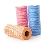 ERINGOGO 50Stücke Vlies Küchenhandtücher Absorptionsreinigungstücher Einmal Geschirrtücher Für Effektive Reinigung Und Bad Fusselfrei