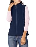 Amazon Essentials Damen Ärmellose Polar Soft Fleece-Weste Mit Klassischer Passform (Erhältlich In Übergröße), Marineblau, L