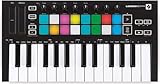 Novation Launchkey Mini [MK3] – Tragbarer USB/MIDI-Keyboard-Controller mit 25 Tasten und DAW-Integration. Fixed-Chord-Modus und Arpeggiator – für die Musikproduktion
