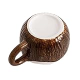 TENYELE Kreative Keramik-Kaffeetasse, 280 ml, spülmaschinenfest, für Frühstück, Nachmittagstee oder Heimdekoration, Porzellantasse