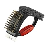 Grillbürste für Grill, Grillbürste für Grill, Grillbürste, ergonomischer Grillschaber, Grillreinigungswerkzeuge, Grillbürste für Service
