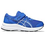 Asics Kinder Contend 8 Vorschule Laufschuhe, Illusion Blue/Pure Silver, 3 Little Kid