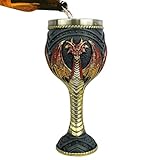 Drachen Weinkelch, Drachen Weinkelch Kelch, Drachen Kelch, Drachen Kelch, Drache Cup Gothic Glas, Romantischer Trinkbecher für Hochzeit