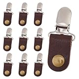 SUPERFINDINGS 10 Stück Hosenträger Hose Hosenklammern Straps Clips Halter Motorrad Schuhe Stiefel Hosenclip Bootriemen Hose Hosenträger Clips Stiefel Clips Für Stiefel Schuhe