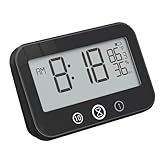 Wsdsgz Countdown Timer Duschuhr Badezimmeruhren Mit Temperaturlesen Und Wasserdichtem Merkmal Für Familienschauer
