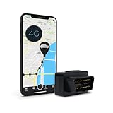 SALIND 4G OBD GPS Tracker Auto, Fahrzeuge und LKWs OBD2 Stecker - Peilsender Auto mit Ortung - elektronisches Fahrtenbuch - Online weltweit Echtzeit Tracking mit App- ohne Aufladen
