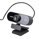 Webkamera für Desktop-Computer, Webcam für PC, Kamera für Computermonitor, 1080P-Kamera für Computer, Computerkamera mit Mikrofon, Webcam für PC für PC, Laptop, Desktop