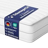 Träumegut24 AquaFlex 7-Zonen Matratze 140x200 cm | H2&H3 | Ergonomische Kaltschaummatratze | Hypoallergen & Antibakteriell | Bezug abnehmbar & waschbar | Oeko-TEX® | (12cm, 140 x 200 cm)