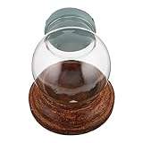 PRETYZOOM Snowflake Ball Accessoires DIY Schneekugeln Für Schneekugel-Ornament Zum Selbermachen DIY Klare Schneekugel Für Vintage Globe Schwarz Hölzern