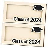 COLLBATH 2 Stück Holz Wallet für Geldkarten Eleganter Geldhalter zur Graduierung Praktischer und Robuster Abschlusskartenbox Personalisierbares für Schulabschluss Geld und Karten