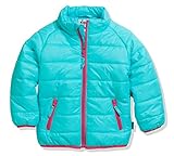 Playshoes Unisex Kinder Steppjacke Outdoor-Jacke, Türkis, 140 EU