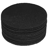 NUOBESTY 12 Stück Runde Mülleimer Geruchsfilter 16cm aus Baumwolle mit Aktivkohle für Komposteimer Geruchsneutralisierend Sicher und Vielseitig für und Büro