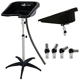 Altéax Tragbares Haarwaschbecken für Friseure - Verstellbar in Höhe und Neigung, Ergonomisches Design für Behinderte - Professionelles Haarwaschbecken