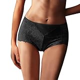 Blitzangebote Des Tages, Bauchweg Unterhose Damen Miederhose Miederslips Bauchweghose Hohe Taille Shapewear Shaping Shorts Unterwäsche Stark Bauch Weg Hose Unterbauch Shape Slip Schwarz M