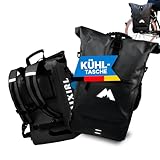 MIXIRL 3in1 Fahrradtasche für Gepäckträger mit Rucksack 100% Wasserdicht 30L I Kühlfach I Gepäckträgertasche Reflektierend Sattel Tasche fürs Fahrrad