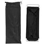 Camping -Tisch -Aufbewahrungstasche, Tragbare Klappverdichtungskorb aus Edelstahl mit Polyester -Mesh -Aufbewahrungstasche für Campingtisch Im Freien