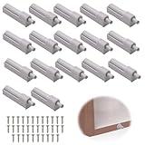 17 Stück Softclose Nachrüsten,Schranktür Dämpfer,Dämpfer Für Schranktüren,Softclose,Türdämpfer,Türdämpfer Mit Schrauben,Softclose Schublade,Für Küchenschrank Türdämpfer Zum Softclose Nachrüsten