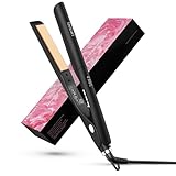 Dekuri 2 in 1 Glätteisen Locken und Glätten, Glatte Titanplatte Haarglätter, 30s Schnellaufheizung, 120-230℃ LCD Display, Ionische Haarglätter für Frauen - Schwarz