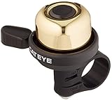CATEYE Fahrradklingel PB-1000 Wind-Bell, Gold/Schwarz, One Size, FA003527901