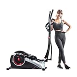 Christopeit Crosstrainer Ellipsentrainer AX 8000 – Robuster Heimtrainer bis 150kg, 24 Stufen Magnet-Widerstand, 8 kg Schwungmasse, LCD-Display mit Tablet-Halter, Kinomap, Bluetooth, Gelenkschonend