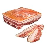 WURSTBARON® Italienische Pancetta, ca. 250g der italienischen Spezialität, luftgetrockneter und würziger Schweinebauch