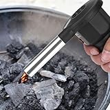 Telituny BBQ Ventilator, Tragbarer BBQ Fan Grillgebläse, Elektrischer Batteriebetriebener Grillventilator Feuer Blasebalg Luftgebläse für Outdoor Camping Picknick Grill-Kochwerkzeug Holzkohlegrill