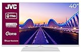 JVC Fernseher 40 Zoll Smart TV Powered by TiVo LT-40VF5355W - Full HD Fernseher, HDR TV mit Triple-Tuner und 6 Monate HD+ inkl., LED TV weiß