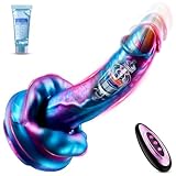 22CM Realistische Dildos Fantasy Dildo Vibrator mit Stoßfunktion,G Punkt Vibration für Frauen Klitoris,Vibratorensets für Frauen Männer,Analvibratoren Massagestab Vibratoren Dildo mit Saugnapf