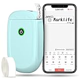 MARKLIFE P11 Selbstklebend Etikettiergerät Handgerät, Mini Bluetooth Beschriftungsgerät,Etikettiermaschinen für Zuhause Büro,Tragbarer Thermoetikettendrucker Kompatibel mit iOS Android
