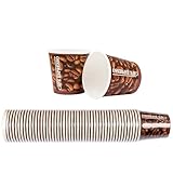HEKU 50er-Pack Espresso Pappbecher to go - 0,11 Liter 270g/m² I Premium Qualität mit PE-Beschichtung I Ideal für Espresso & Kaffee I Umweltfreundlich I Perfekt für Büro, Café und Events