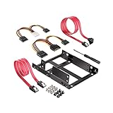 Mikikit 1 PC Festplattenkabel Festplattendaten Kabel Schwarz Adapterkabel