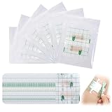 50 Stück Duschpflaster Wasserfest,Wasserfeste Pflaster, Wasserdichte Pflaster Nach Op, Duschpflaster, Transparent, Steril, Innenschicht mit Baumwollkern, für Sport, Dusche, Schwimmen (6×7cm)