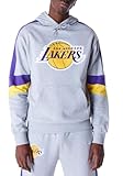 LOS ANGELES LAKERS Unisex Basketball Hooded Kapuzenpullover, Grey Med, XL EU