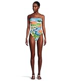 Seafolly Damen Dd Cup Bandeau One Piece Swimsuit Badeanzug, Sunset Turquoise, 40