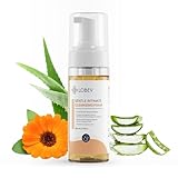LOBEY Intimpflege Damen – Intim Waschschaum für Frauen & Intimwaschlotion – Auch für schwangere Frauen & nach der Geburt – Gegen Intimgeruch, Scheidenflora aufbauen mit Aloe Vera (150 ml)