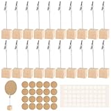 20 Stück Fotohalter mit Klammern, Haltbarkeit Fotohalter, Postkartenhalter, Fotoständer, Zettelhalter, Notizzettel Halter, Kartenhalter Tisch für Klemmen und Sichern Von Gegenständen