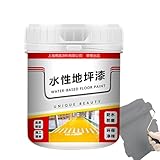 Seide, Goldene Bodenfarbe auf Wasserbasis, Bodenbeschichtung auf Wasserbasis, schnell trocknend, rutschfest, wasserdicht, Farbe für Betonböden, Garagen, Innen- und Außenbereiche