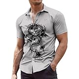 Witzige T Shirts Männer Henley Kapuze Baumwoll Ärmelloses Kurzärmliges Longsleeves Samt Oversized Tees Alter Tiefer Wandershirts Schweiß Anthrazit Sternen Sportliches Coolem Florales Weit