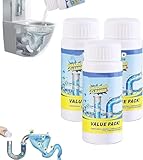 Vollstern Abflussreiniger Schaum Extra Stark, Vollstern Rohrreiniger Extrem Stark, Wild Sink Und Drain Cleaner, Hochwirksamer Rohrreiniger Mit Aktivschaum, Für Küche, Bad, Toilette & Balkon (3PCS)