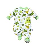 KIDDLETOWN Baby Schlafanzug, Strampler Neugeborene, Baby Schlafstrampler, Baby Strampler Langarm, Baby Pyjam, Baby Kleidung Mädchen, Babyschlafanzug Baumwolle, Schlafanzug für Mädchen Jung