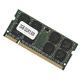 Dioche DDR2 RAM 2GB 800 MHz für PC2-6400 Notebooks, voll kompatibler 200-Pin-Speicher